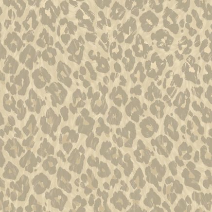Leopard Print Wallpaper Champagne