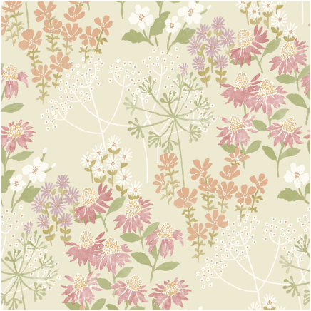 Exclusive Pretty Floral Wallpaper
