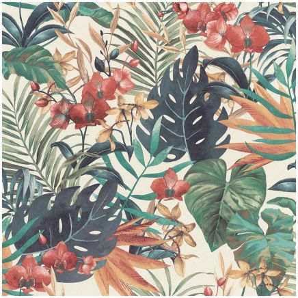 Green Palm Jungle Wallpaper
