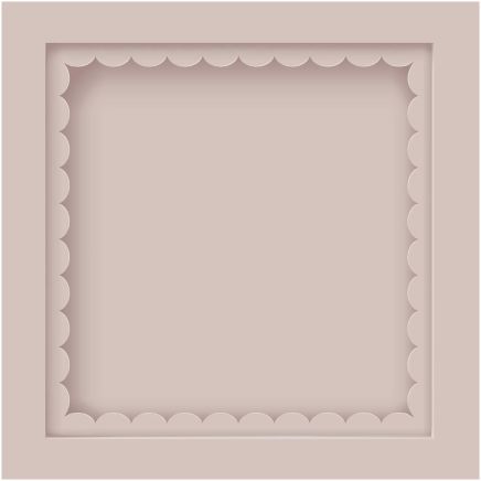 Scallop Panel Wallpaper
