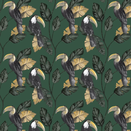 Tiki Toucan Wallpaper