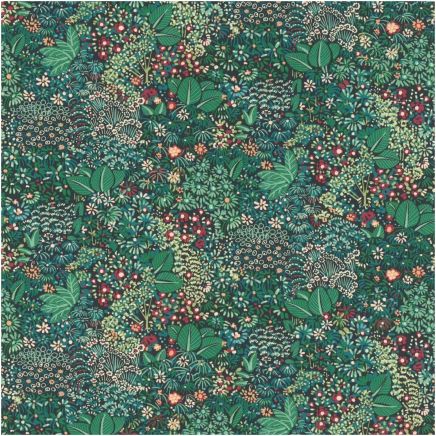 Botanical Jungle Green Wallpaper
