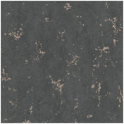 Distressed Weathered Concrete Black Wallpaper