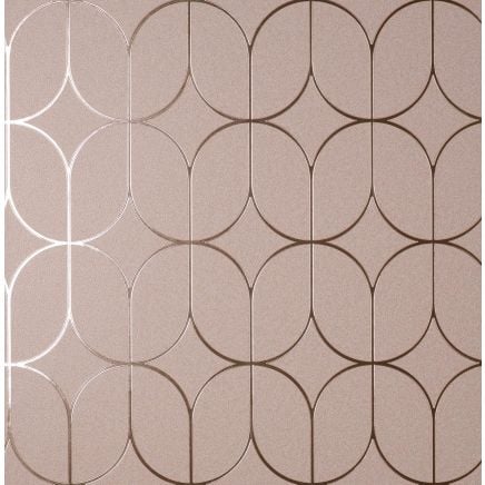 Vymura Geometric Metallic Wallpaper
