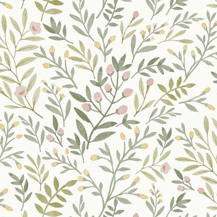 Inia Leafy Trail Wallpaper