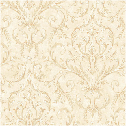 Chelsea Garden Damask Wallpaper Gold