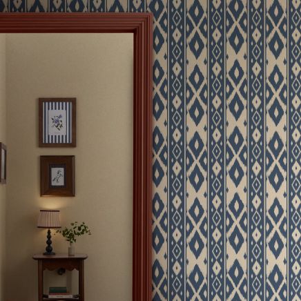Ikat Stripe Wallpaper