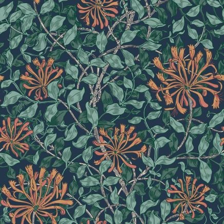 William Morris At Home Honeysuckle Wallpaper