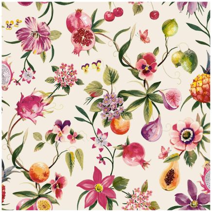 Floral Fruit Wallpaper