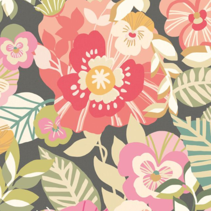 POPPIES + PANSIES WALLPAPER