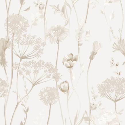 Meadowsweet Floral Wallpaper