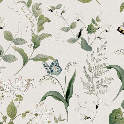 Wild Floral Wallpaper