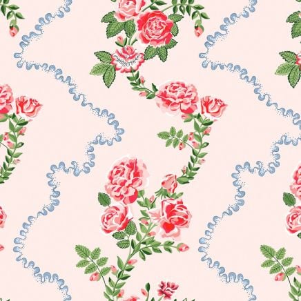 Cath Kidston Rose Flutter Wallpaper