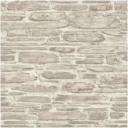 Grey Weathered Brick Effect Wallpaper