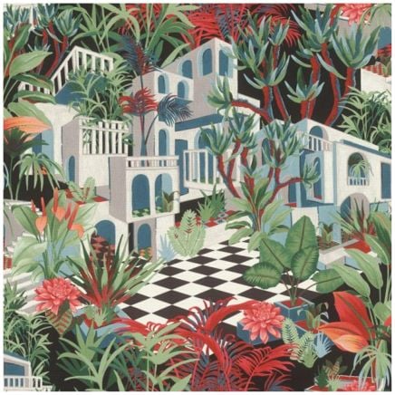 Tropical House Wallpaper