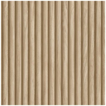 Fluted Wood Slat Wallpaper