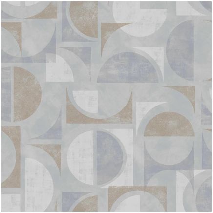 Seville Abstract Wallpaper Grey Gold