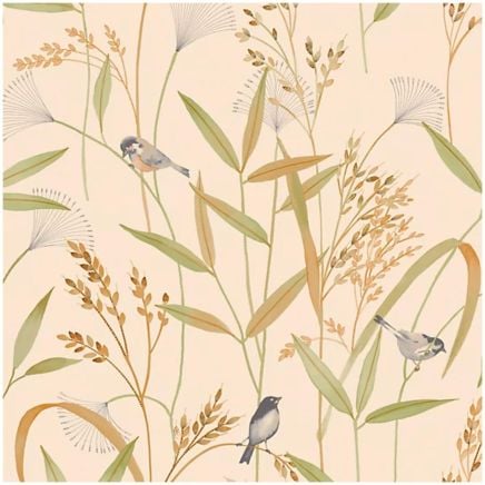 Azuria Botanical Wallpaper