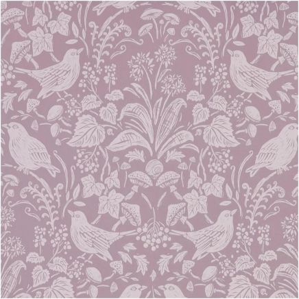 Ashford & Sons Purple Bird Botanical Wallpaper
