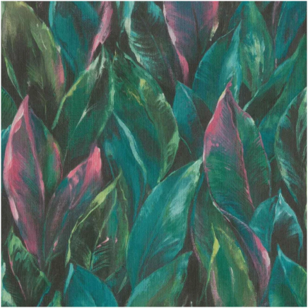 Botany Leaf Wallpaper Green