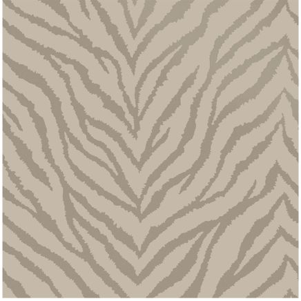Zahara Zebra Wallpaper Taupe