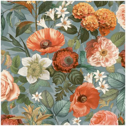 Botanical Floral Wallpaper