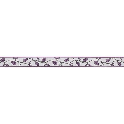 Purple Leaf Wallpaper Border
