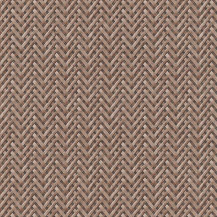 Rattan Woven Wood Wallpaper Brown