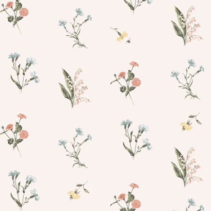 Cornflower Wallpaper Multicoloured