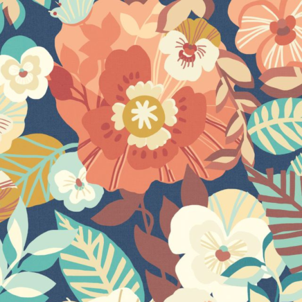 POPPIES + PANSIES WALLPAPER