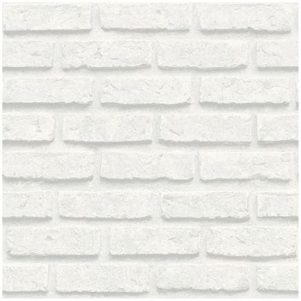 Loft Brick Wallpaper White