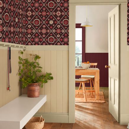 Festival Floral Trellis Wallpaper