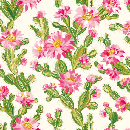 CACTUS BLOOM WALLPAPER