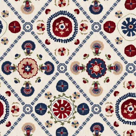 Festival Floral Trellis Wallpaper