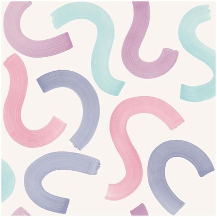 Curly Confetti Wallpaper Lilac Pink