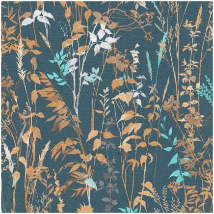 Casual Chic Textured Wallpaper Navy