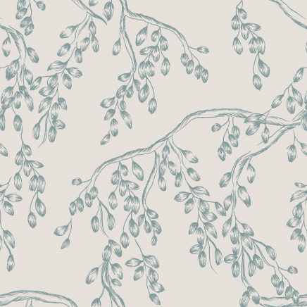 Laura Ashley Rainham Willow Wallpaper