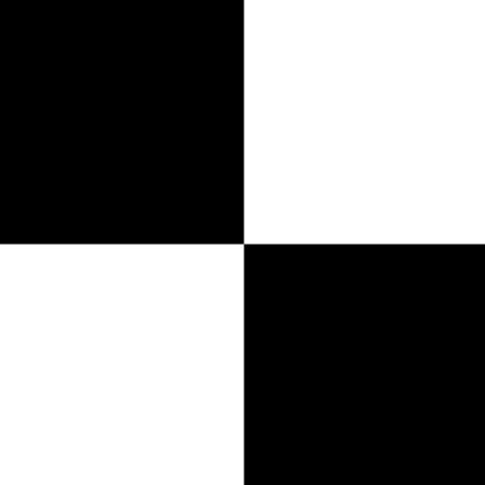 Black White Checked Floor Tiles