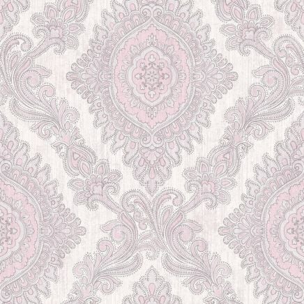 Villa Rosa Damask Wallpaper