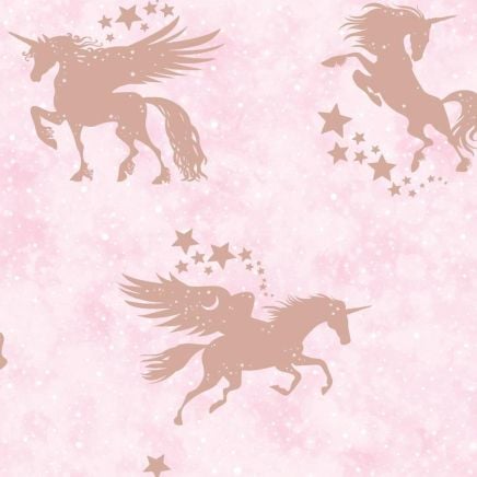 Iridescent Unicorns Children's Girls Wallpaper