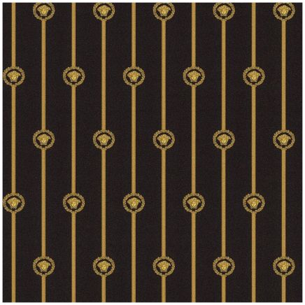 Versace Gold Striped Wallpaper