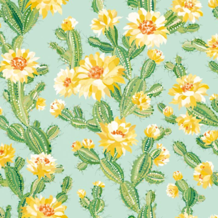 CACTUS BLOOM WALLPAPER