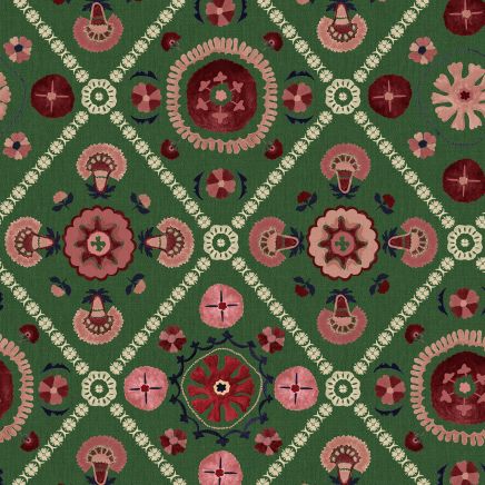 Festival Floral Trellis Wallpaper