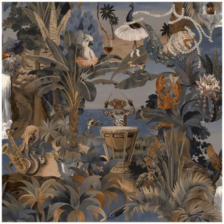 Animal Beach Party Wallpaper