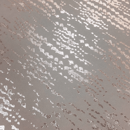 Kylie Minogue Cassia Textured Metallic Wallpaper Rose Gold