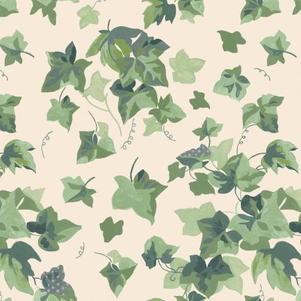 Ivy Sky Wallpaper Green