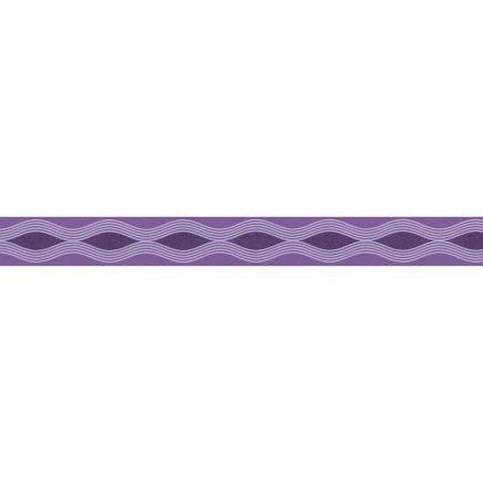 Purple Striped Wallpaper Border