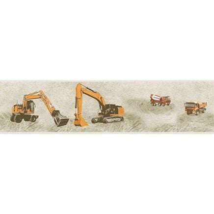 Diggers Wallpaper Border