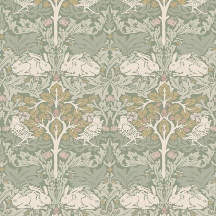 William Morris At Home Brother Rabbit Wallpaper