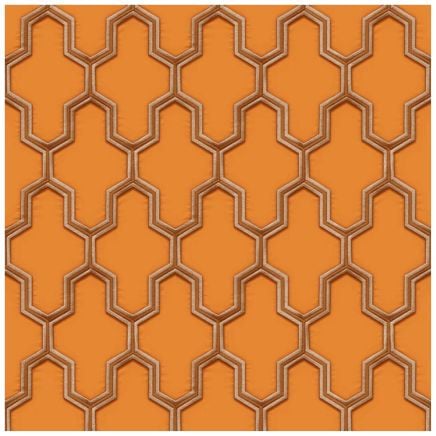 Orange Textured Geometric Wallpaper